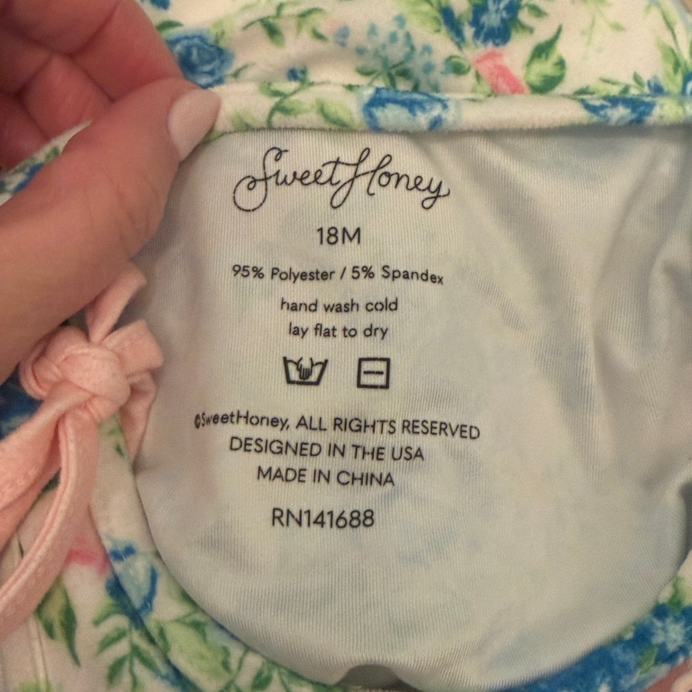 Floral Pink Drawstring Shorts Set - Picture 5 of 5